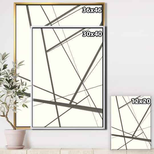 Designart - minimalist black and white IV